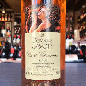 DOMAINE GAVOTY COTES DE PROVENCE ROSE CUVEE CLARENDON 2019