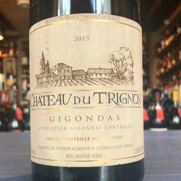 CHATEAU DU TRIGNON GIGONDAS 2015