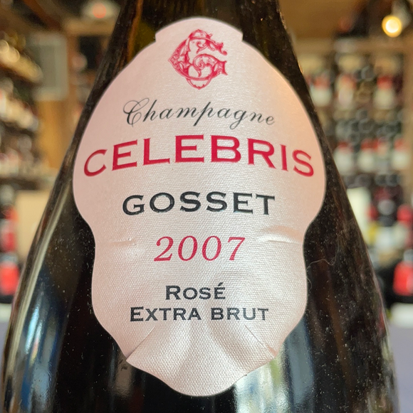 CHAMPAGNE GOSSET CELEBRIS ROSE EXTRA BRUT 2007