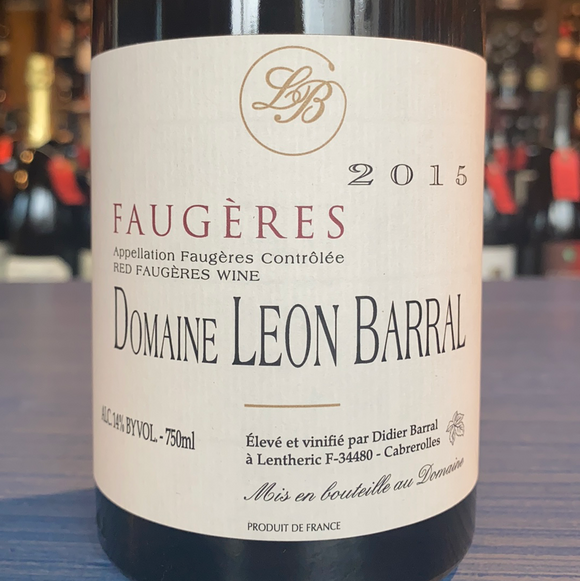 DOMAINE LEON BARRAL FAUGERES 2015