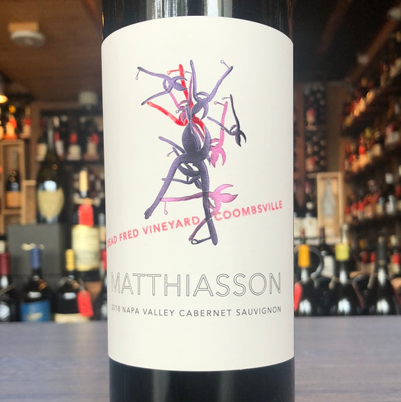 MATTHIASSON NAPA VALLEY CABERNET SAUVIGNON DEAD FRED VINEYARD COMBSVILLE 2018