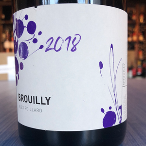 ALEX FOILLARD BROUILLY 2018