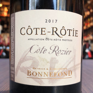 PATRICK AND CHRISTOPHER BONNEFOND COTE ROTIE COTE ROZIER 2017