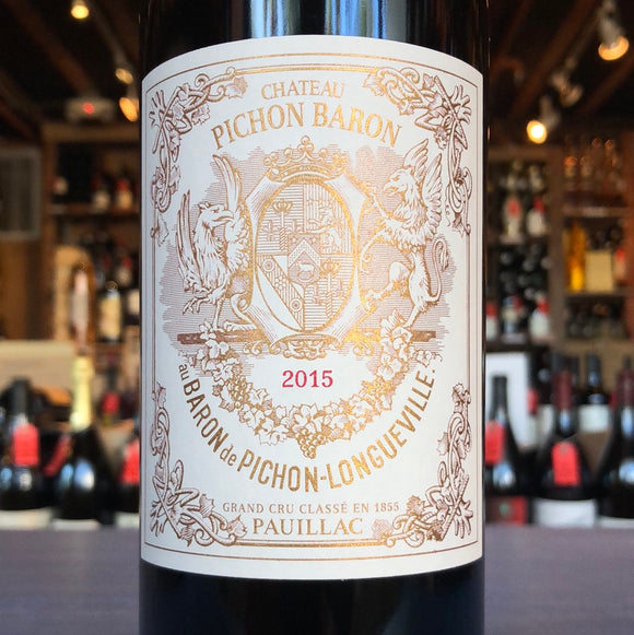 CHATEAU PICHON-LONGUEVILLE BARON PAUILLAC 2015