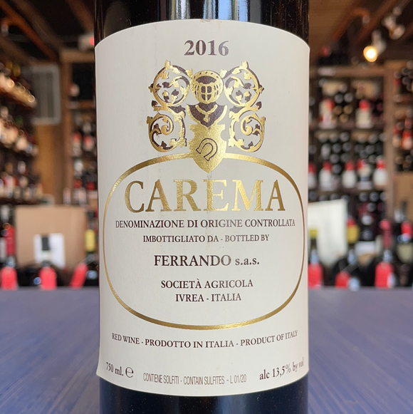 FERRANDO CAREMA ETICHETTA BIANCA 2016