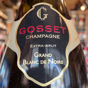 CHAMPAGNE GOSSET GRAND BLANC DE NOIRS EXTRA BRUT NV